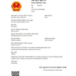 Vietnam E-Visa